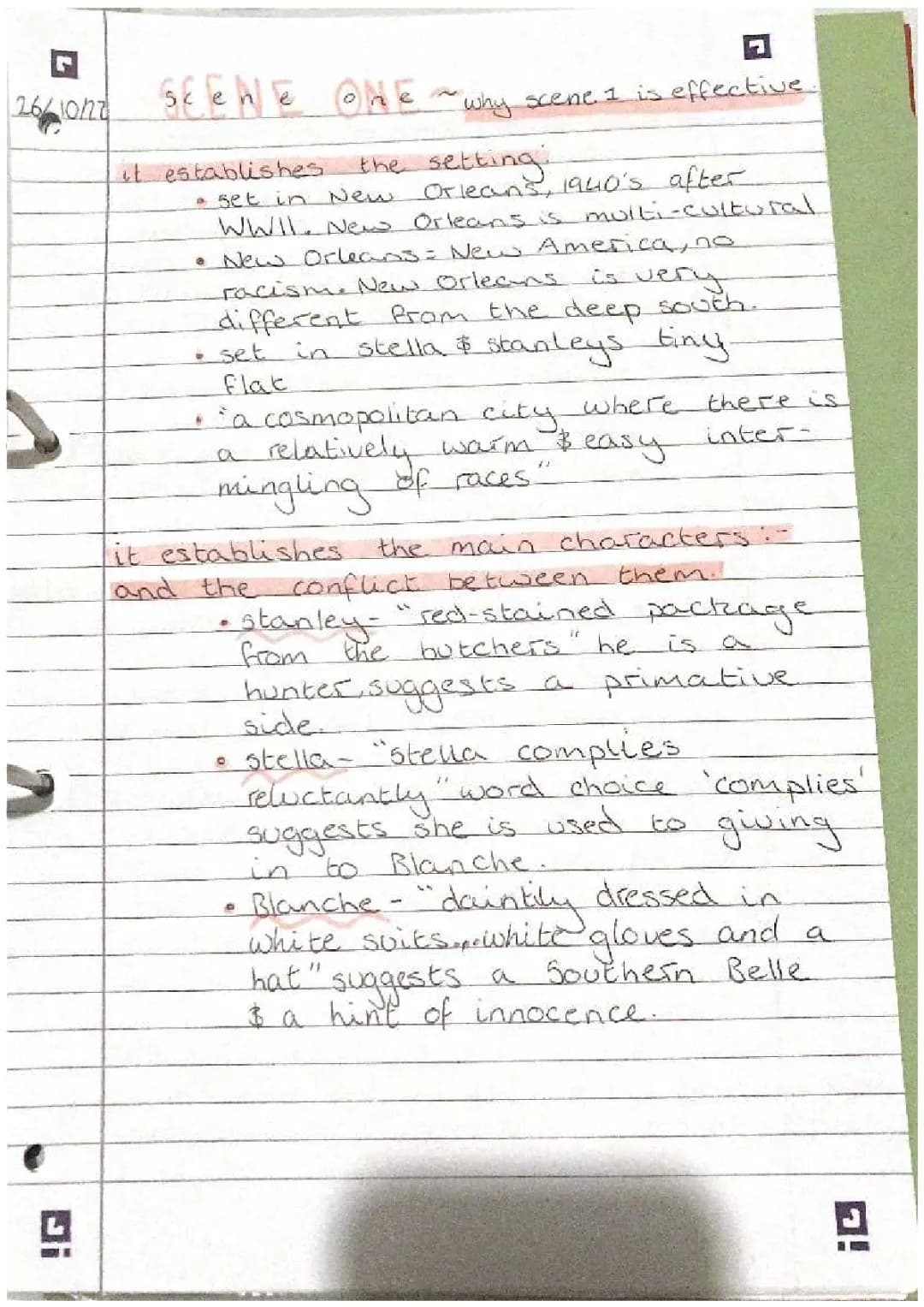 A Streetcar Named Desire: Scene 1 Analysis, Quotes, and PDF