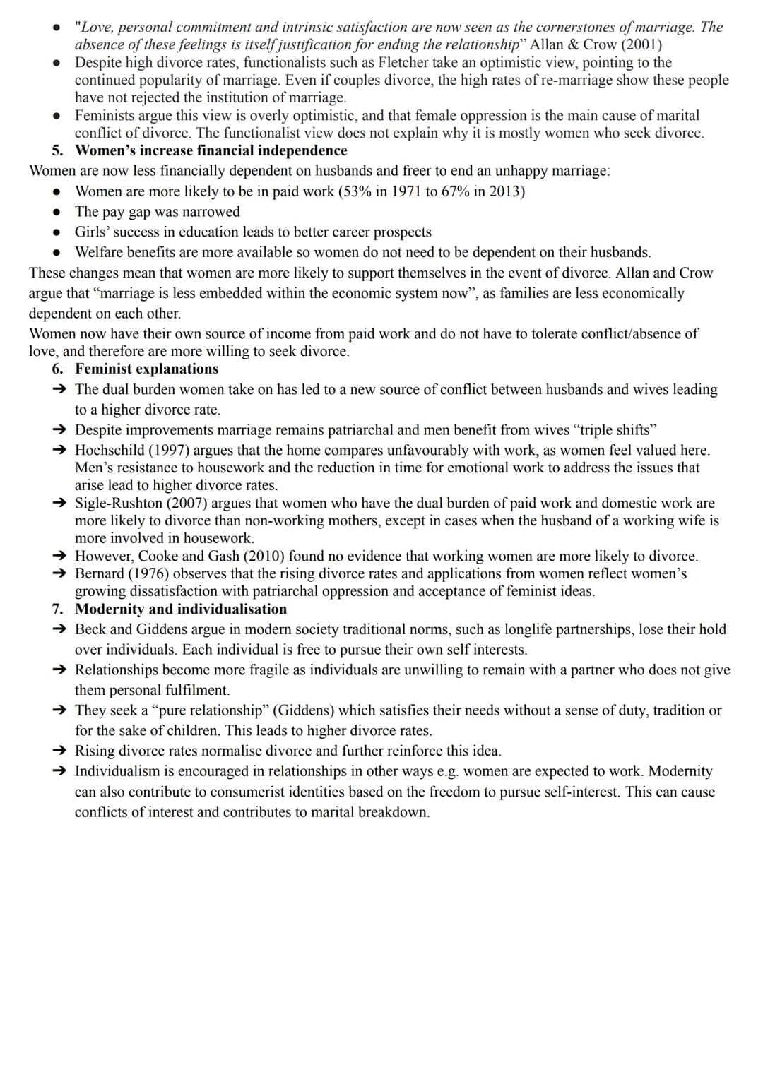 Families and households - Changing family patterns
How have marriage and divorce rates changed since the 1930s?
Key points:
→ The number of 