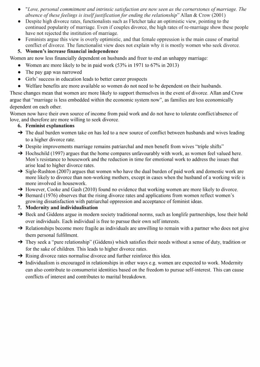 Families and households - Changing family patterns
How have marriage and divorce rates changed since the 1930s?
Key points:
→ The number of 