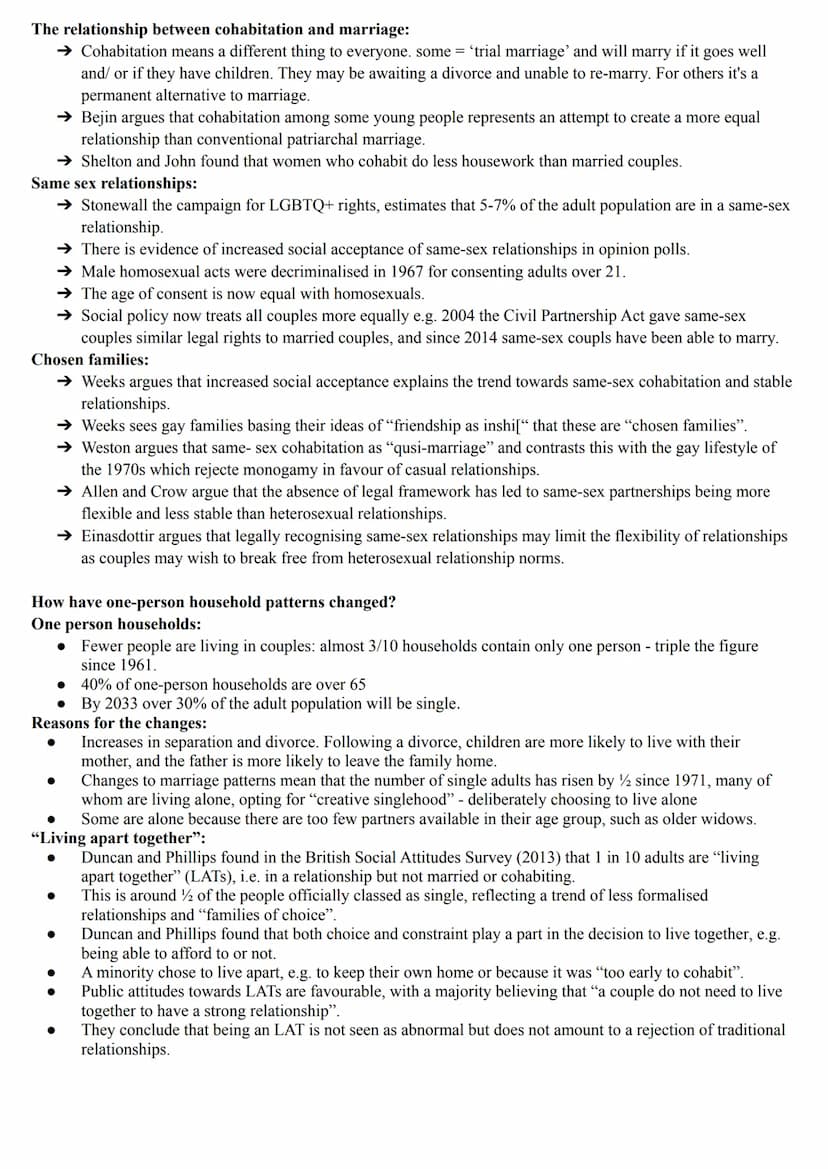 Families and households - Changing family patterns
How have marriage and divorce rates changed since the 1930s?
Key points:
→ The number of 