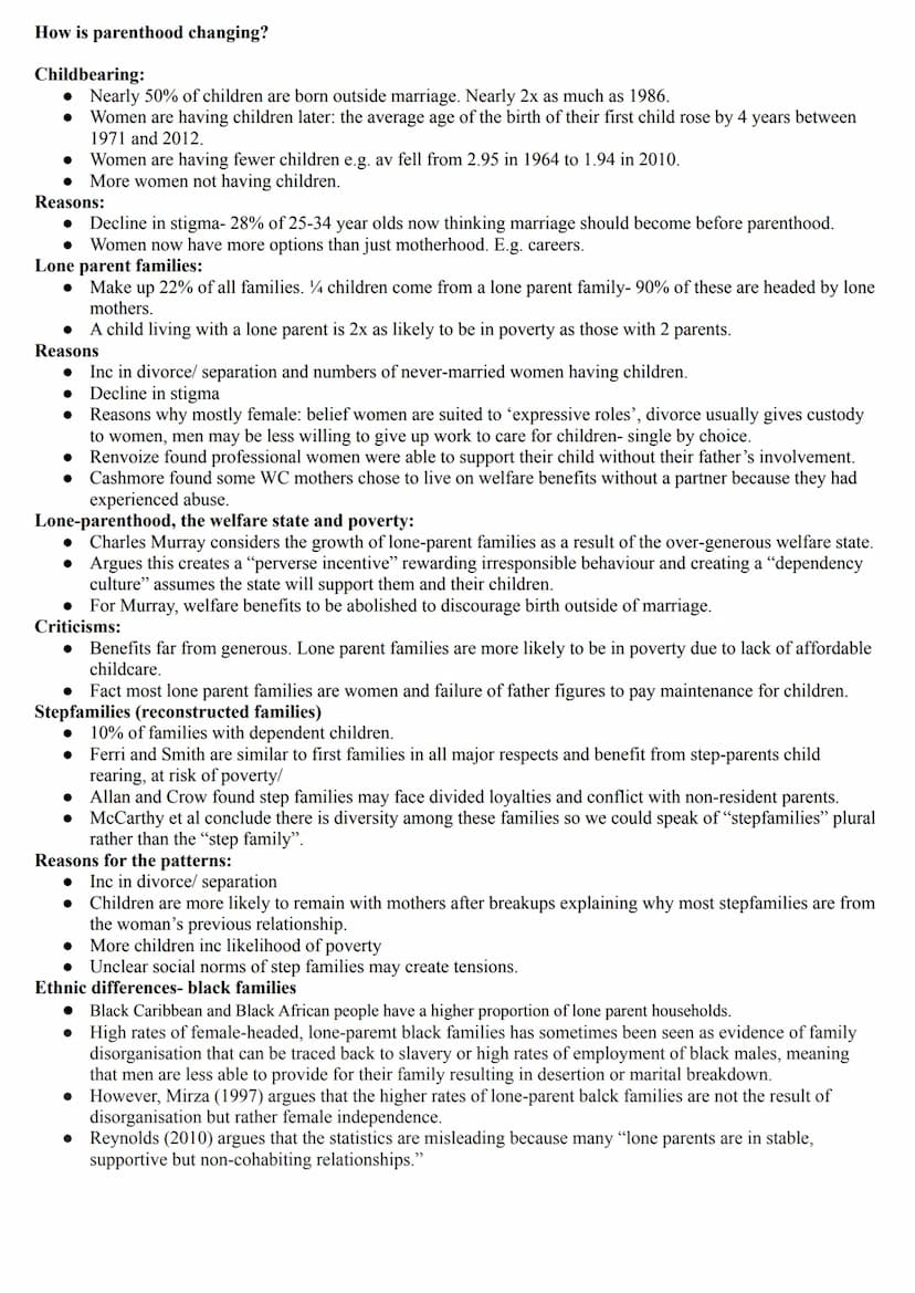 Families and households - Changing family patterns
How have marriage and divorce rates changed since the 1930s?
Key points:
→ The number of 