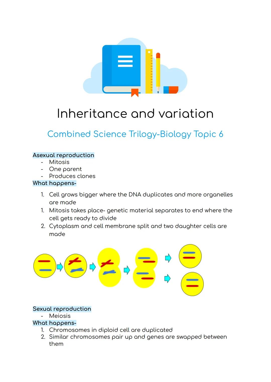 INHERITANCE,VARIATION AND EVOLUTION