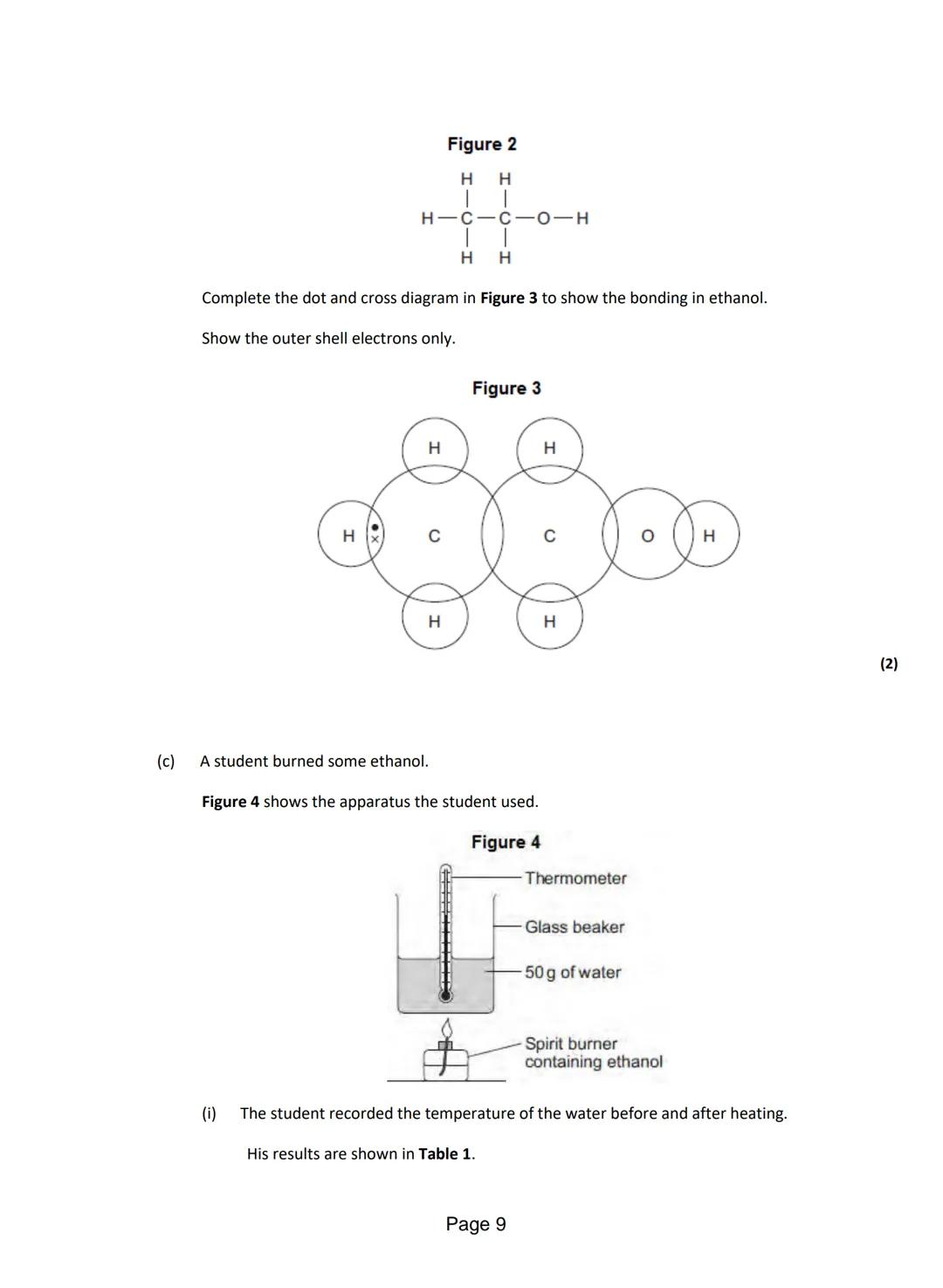 Q1.This question is about different substances and their structures.
(a) Draw one line from each statement to the diagram which shows the st