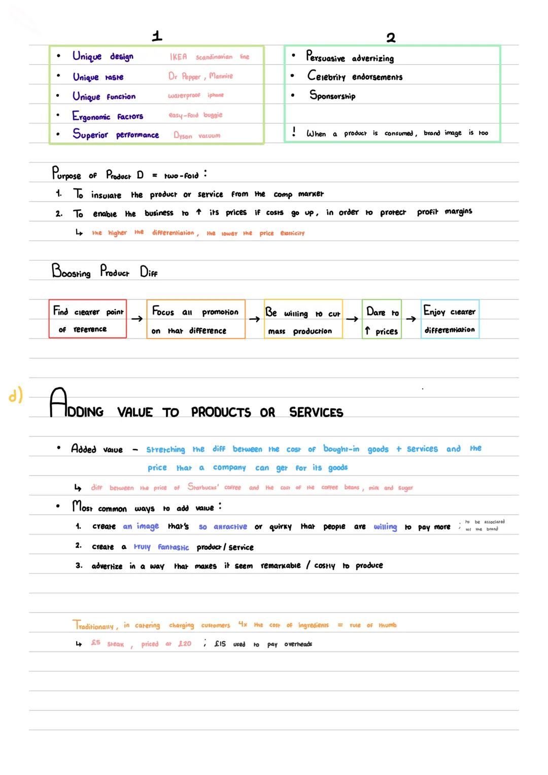 a) MARKET MAPPING
Carried out in two stages
1. Identify the Key Features that characterize consumers within a marker
Lex womens' clothes wou