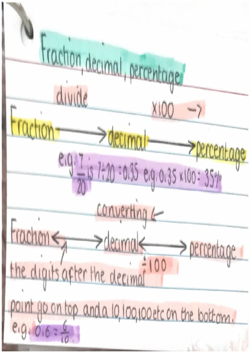 fractions without a calculation
Expressing as a fraction
eig. wunte 180 as a fraction of 80
winke the first number over the 180=9
80 4
secon