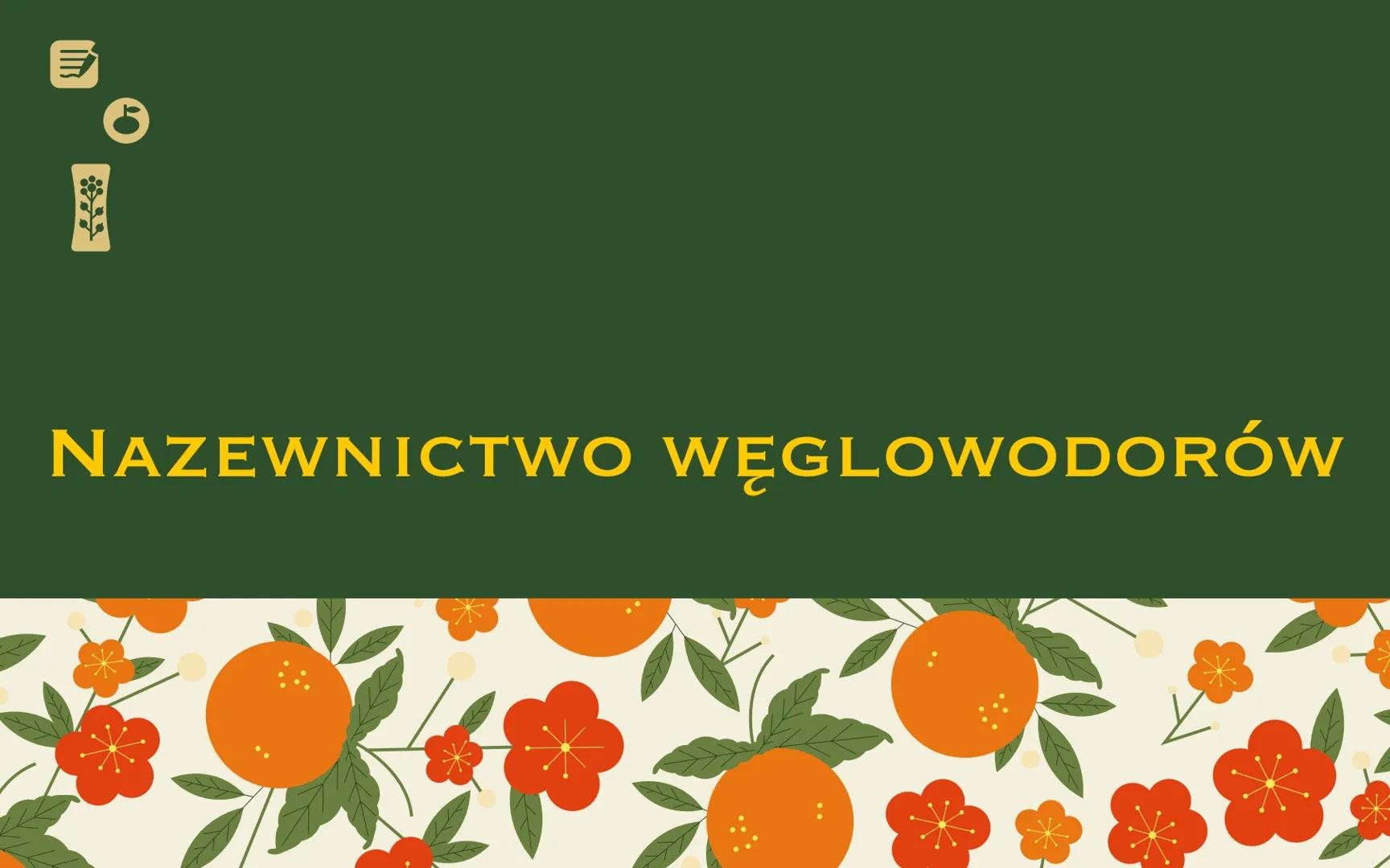 # NAZEWNICTWO WĘGLOWODORÓW # nazewnictwo węglowodorów

|      |       |
| ---- | ----- |
| C₁   | MET-  |
| C₂   | ET-   |
| C₃   | PROP- |
