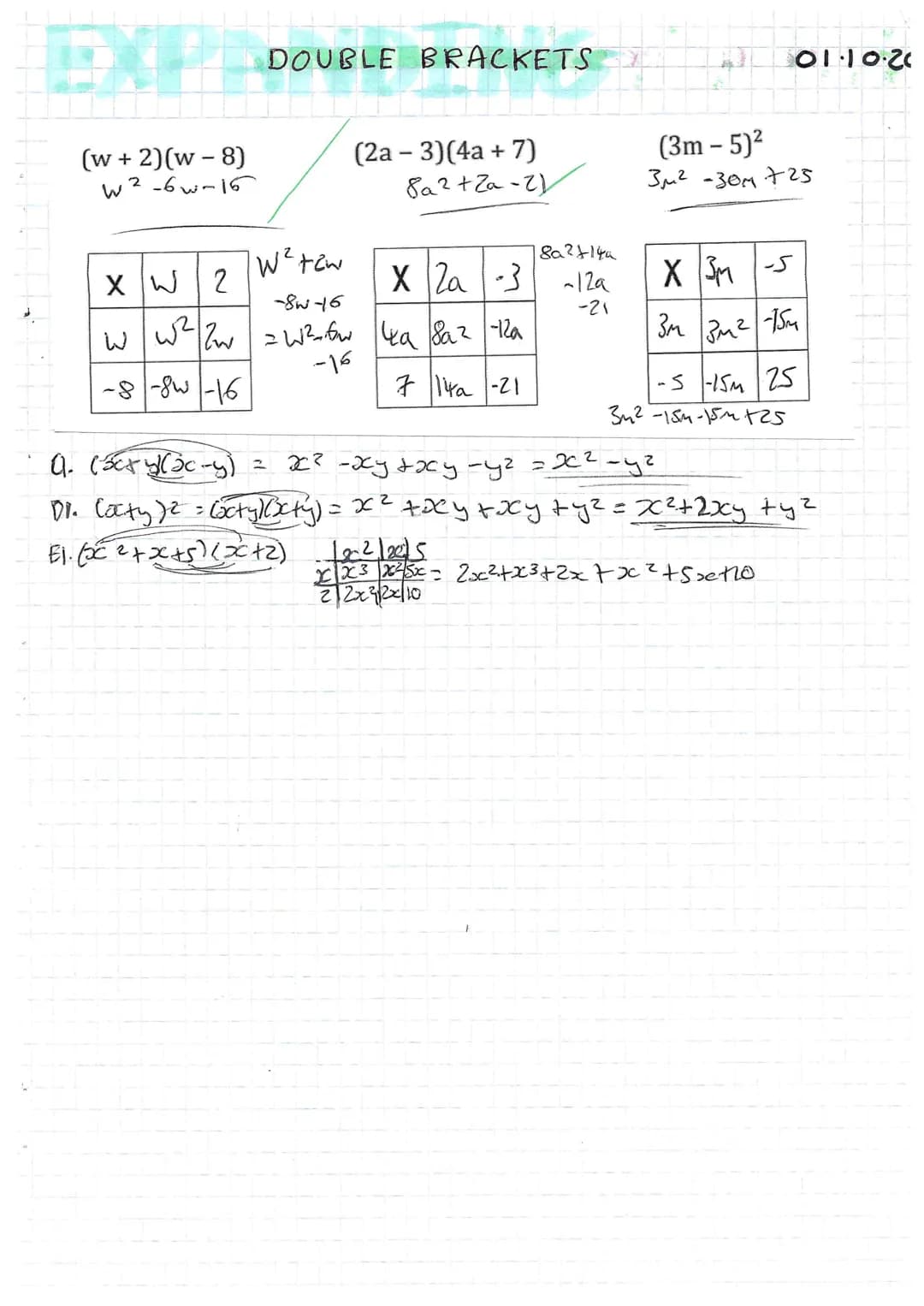 Year 10 Higher
31. Number
Topic Areas
31.1 Number problems and reasoning
31.2 Place value and estimating
31.3 HCF and LCM
31.4 Calculating w