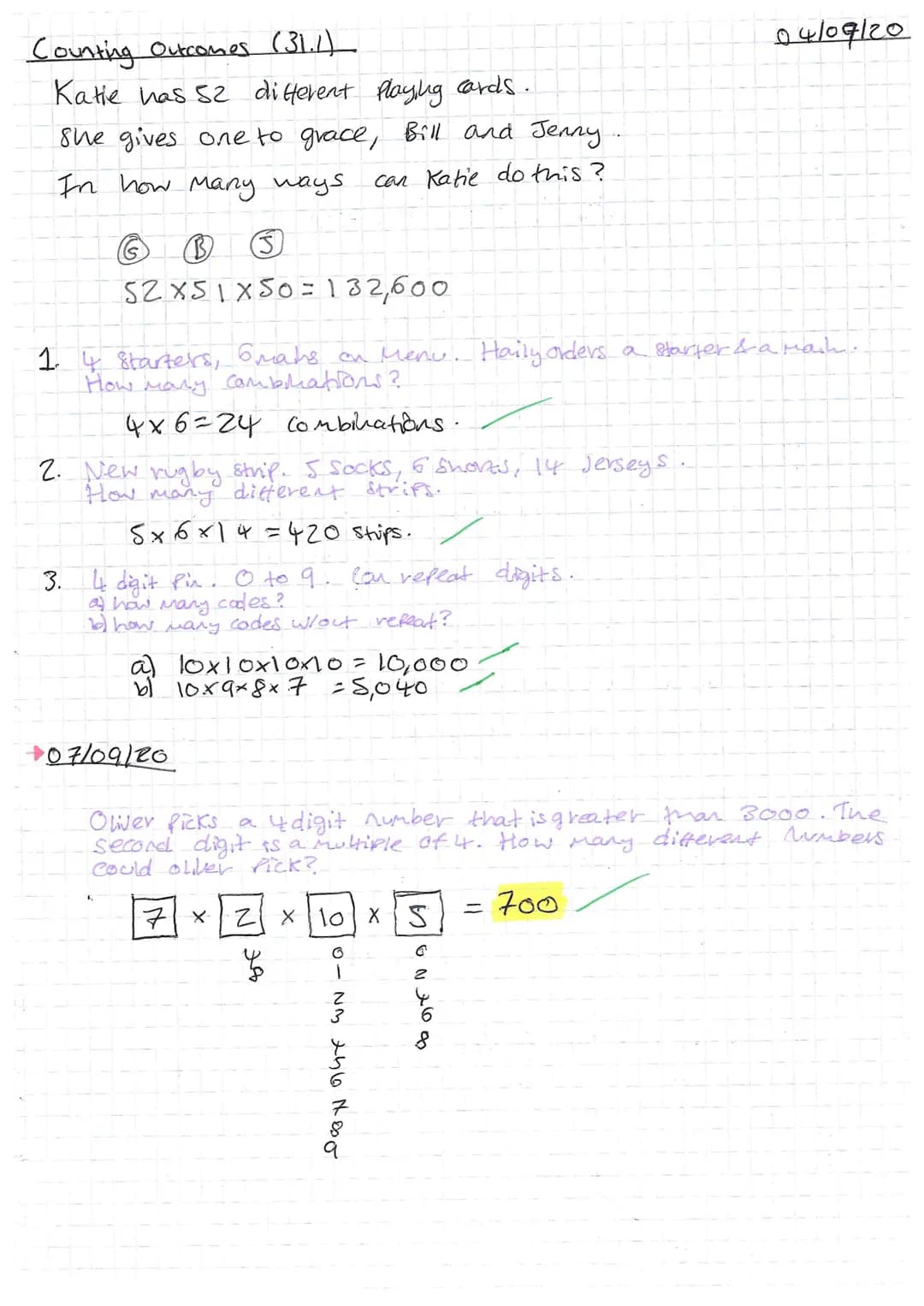 Year 10 Higher
31. Number
Topic Areas
31.1 Number problems and reasoning
31.2 Place value and estimating
31.3 HCF and LCM
31.4 Calculating w