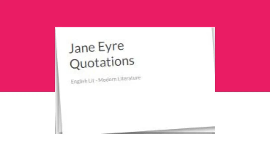 Jane Eyre: Gender Roles, Social Class, and Key Themes Made Easy