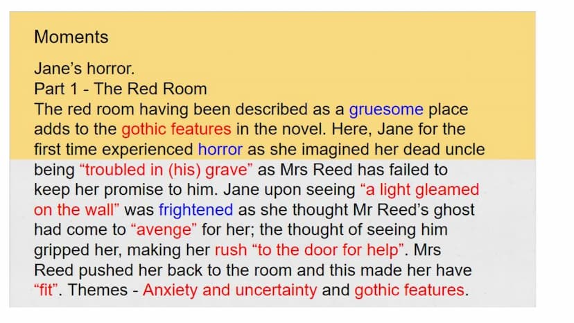 Jane Eyre
Quotations
English Lit - Modern Literature Themes in Jane Eyre
• Love
● Social class
• Religion
Gender relations
●
Home and belong