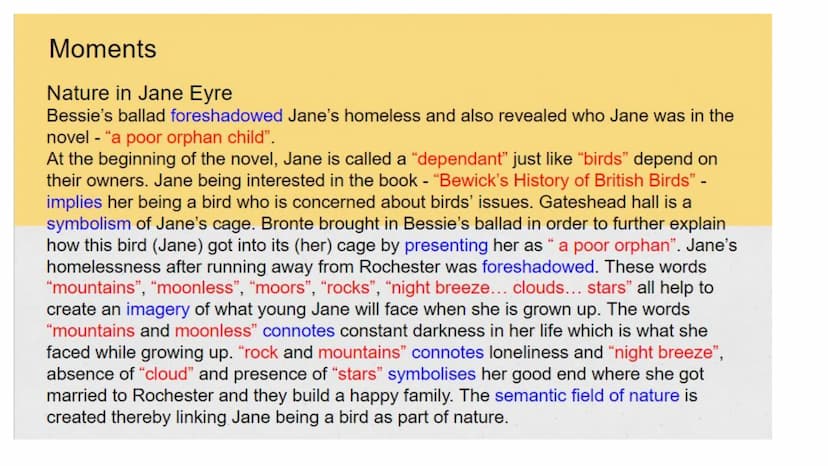 Jane Eyre
Quotations
English Lit - Modern Literature Themes in Jane Eyre
• Love
● Social class
• Religion
Gender relations
●
Home and belong
