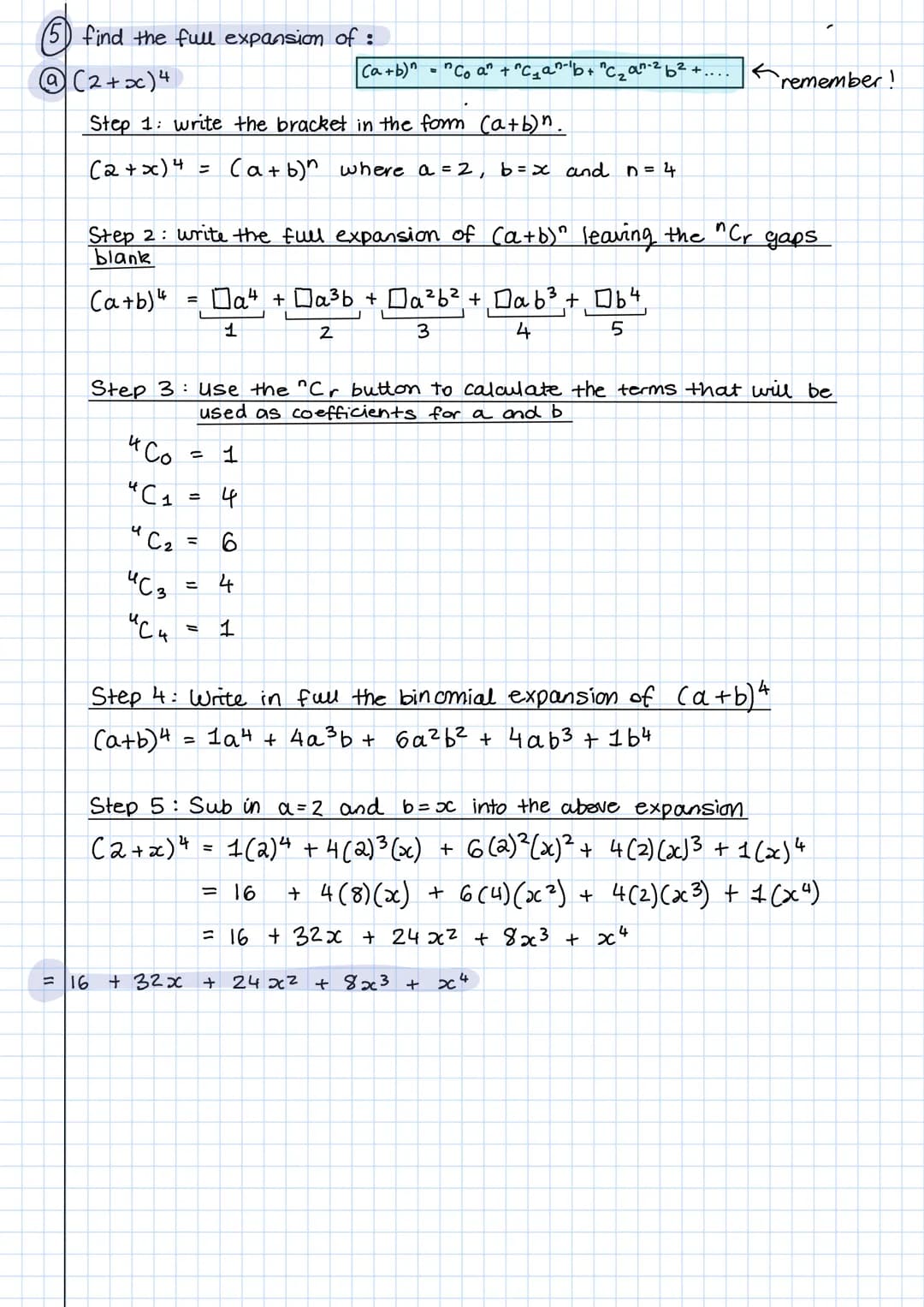 <h2 id="binomialexpansionexamplesandpracticequestionspdf">Binomial Expansion Examples and Practice Questions PDF</h2>
<p>(5) Find the full e