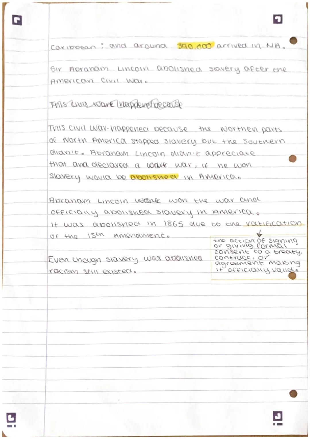 # History

SLAVERY
(Ancestors)

Slavery Starcea centuries beeore other countries.
came. However a significant starting of slavery.
in or Ame