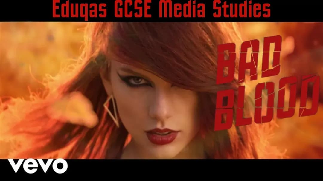 Taylor Swift GCSE Media Studies: Bad Blood and The Man | Eduqas 2024