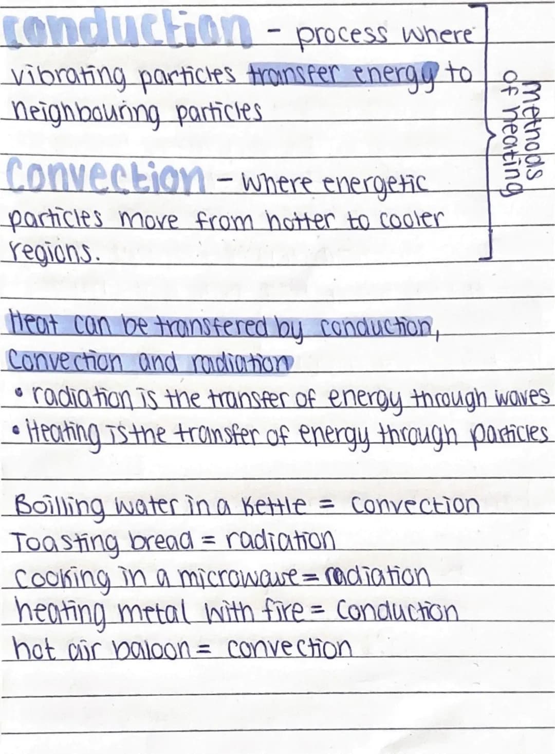 TOPIC 1 Energy
Stores
1 kinetic energy
2. gravitational potential
3 elastic potential
4 electrostatic
5 thermal
Transfers
1 heating
2 mechan