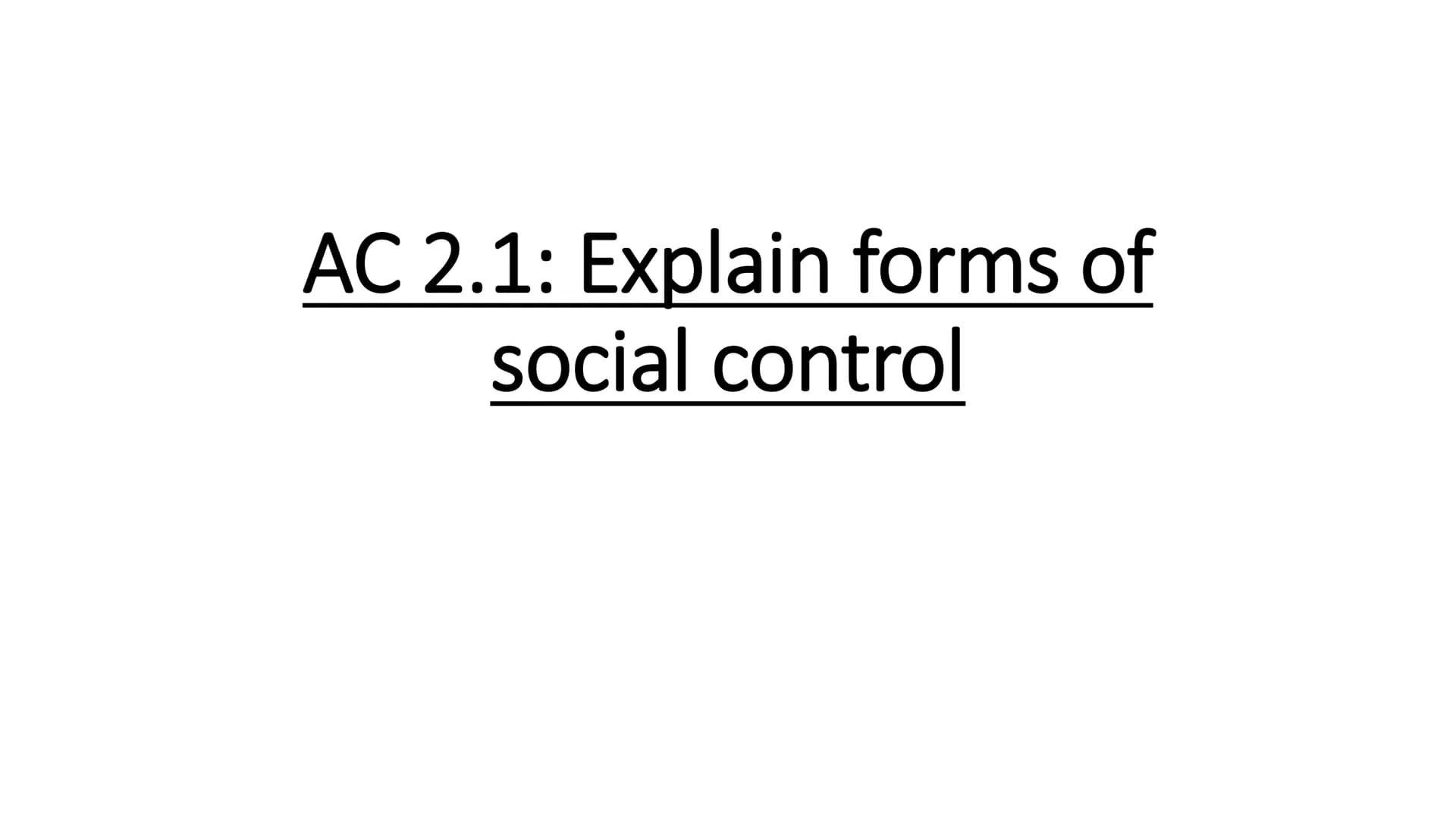 WJEC Criminology Unit 4:
Crime & Punishment
Full topic revision AC 1.1: Describe processes
used for law making ●
●
Parliament passes
laws/st