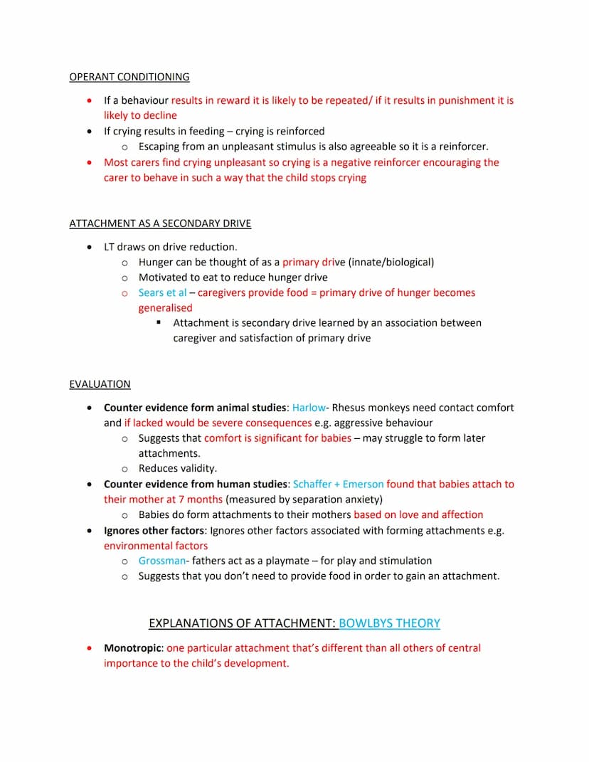INTRODUCTION TO ATTACHMENT
SCHAFFERS STAGES OF ATTACHMENT
ROLE OF THE FATHER
ANIMAL STUDIES OF ATTACHMENT
EXPLANATIONS OF ATTACHMENT: LEARNI