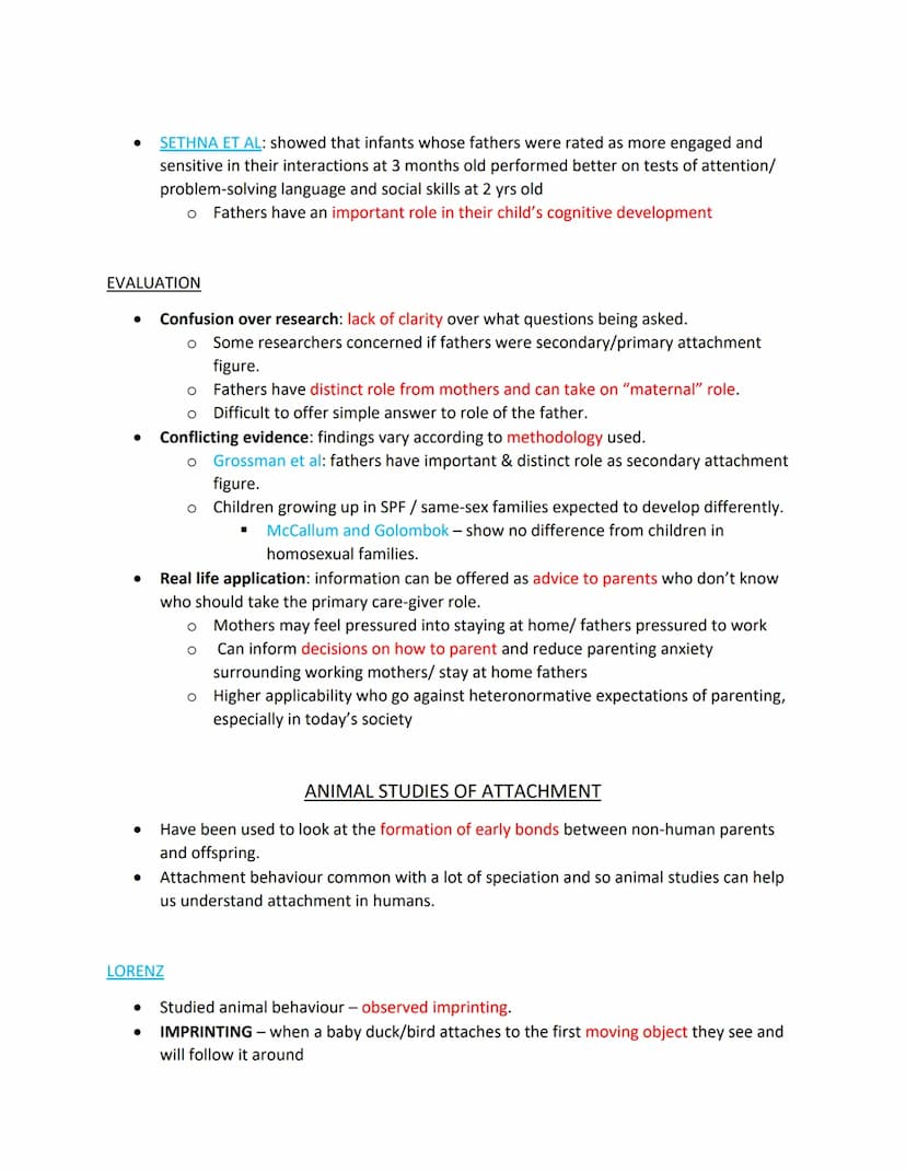INTRODUCTION TO ATTACHMENT
SCHAFFERS STAGES OF ATTACHMENT
ROLE OF THE FATHER
ANIMAL STUDIES OF ATTACHMENT
EXPLANATIONS OF ATTACHMENT: LEARNI