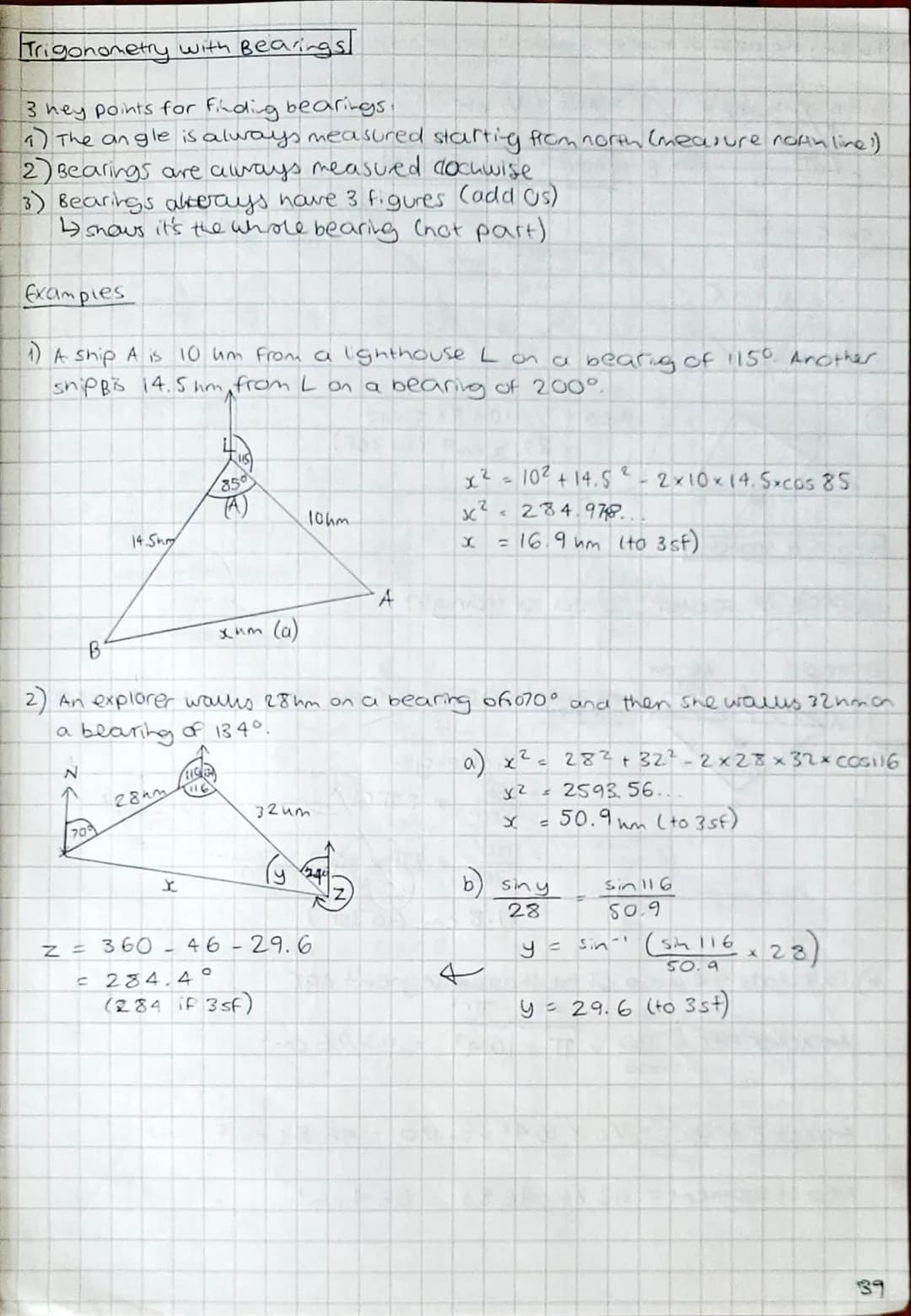 Trigonometry
The Sine Rule
A
PROOF
b
b
Examples
A
C
с
d
1720
P
a
76
1 find the length of the side x
C
750
10
C
the sine rule
(find sides!
an