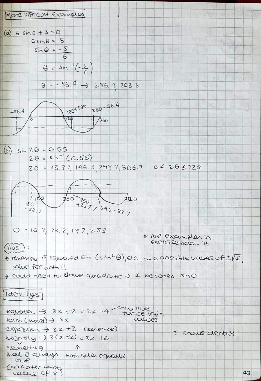 Trigonometry
The Sine Rule
A
PROOF
b
b
Examples
A
C
с
d
1720
P
a
76
1 find the length of the side x
C
750
10
C
the sine rule
(find sides!
an