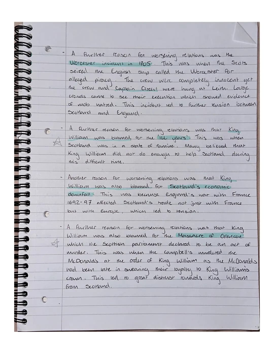 SECTION 1 - wor
Treaty of Union Notes
worsening
One
* of the
the
rason
to
of
English Parliament.
succession across
mat this
line
English ass