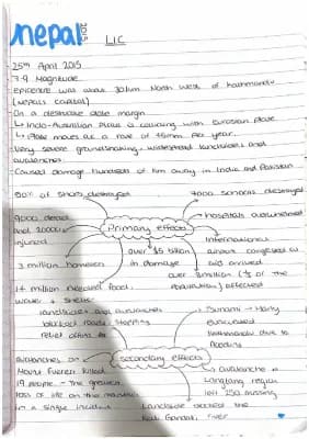 Know geography aqa- chile and nepal case study thumbnail