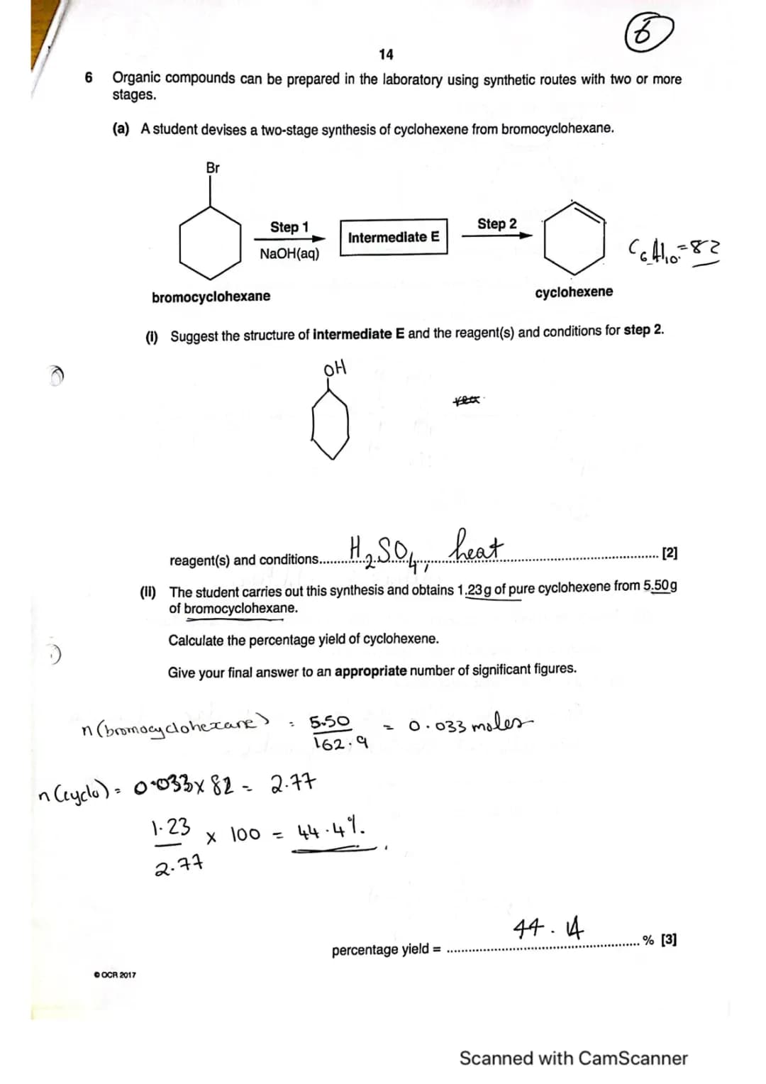 Easy Steps to Make Cyclohexene and 2-Chloro-2-methylpropane