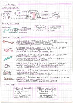 Know Biology paper one summary notes aqa  thumbnail