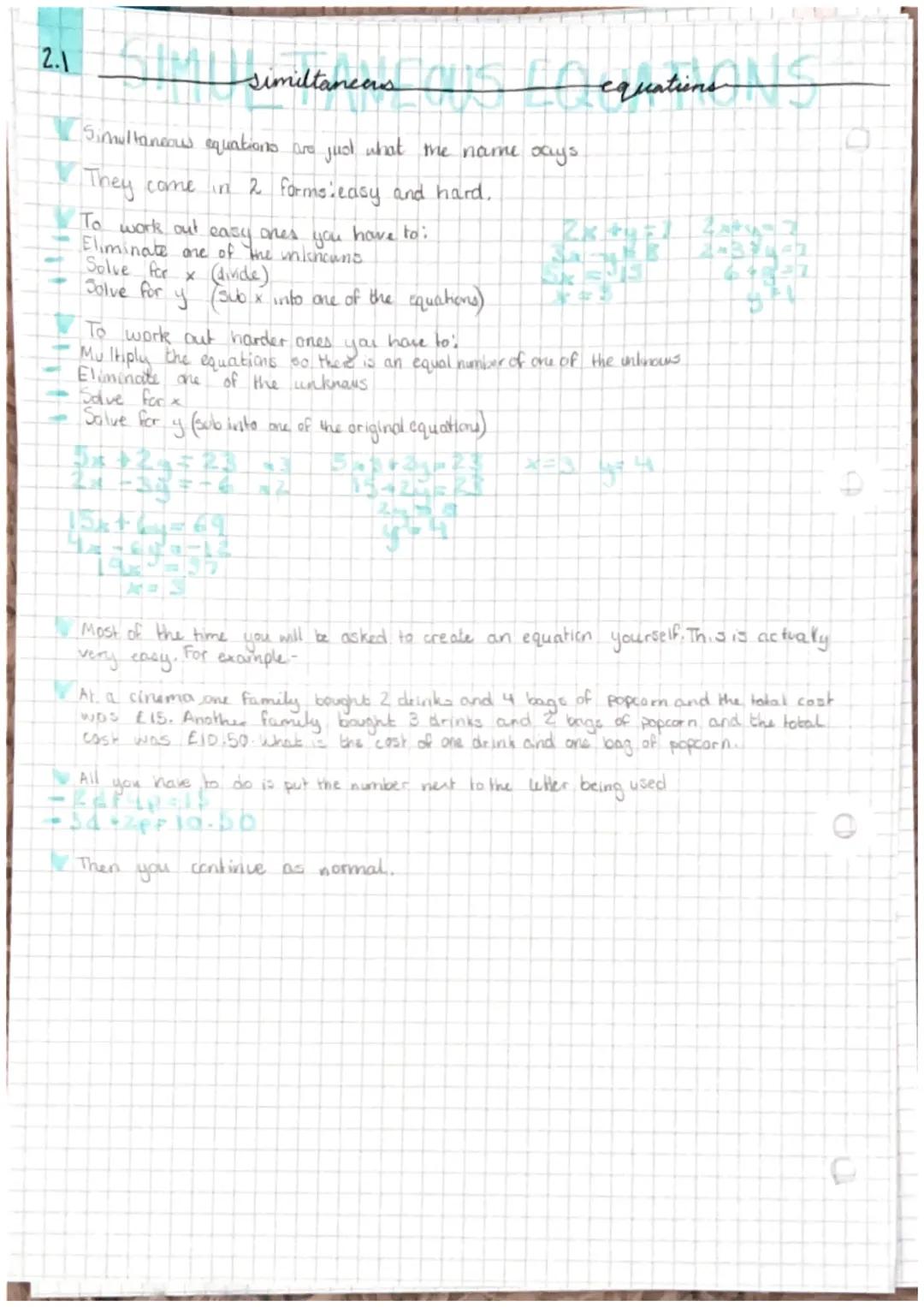 Ssundes
Surds are irrational roots. This means that the root of the number will
come out to be a decimal. E.g.
Not a surd 7:2.65... ✓A surd
