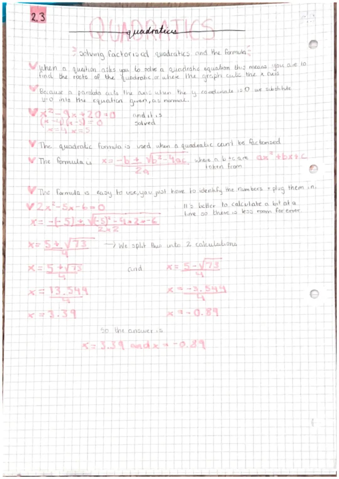 Ssundes
Surds are irrational roots. This means that the root of the number will
come out to be a decimal. E.g.
Not a surd 7:2.65... ✓A surd
