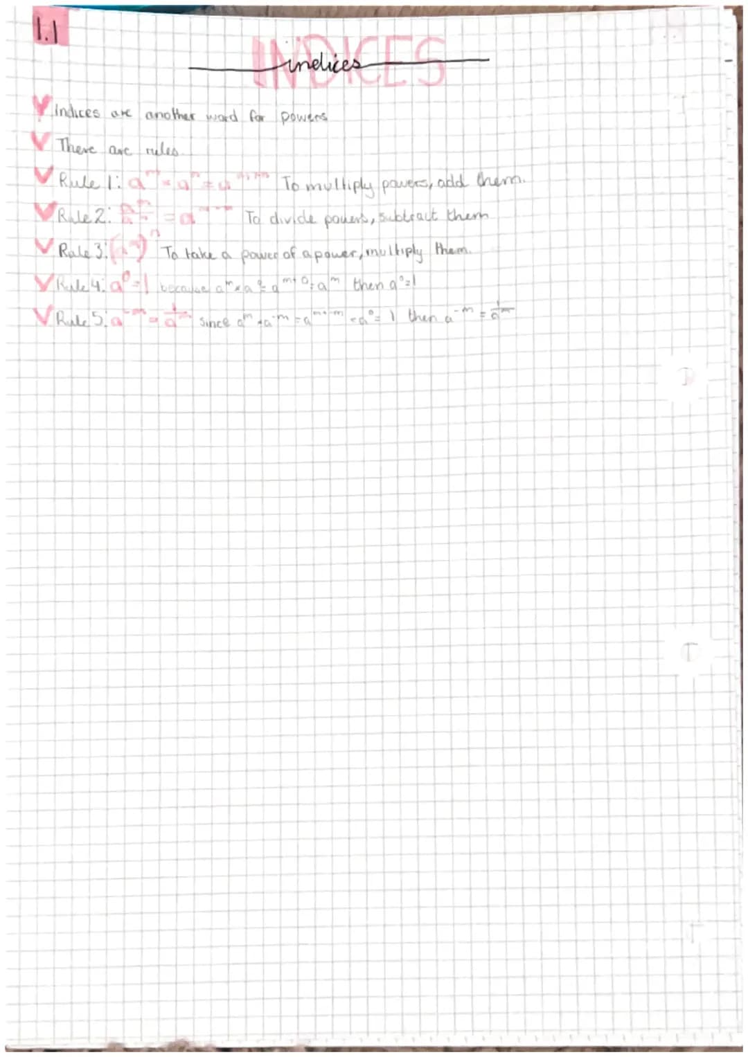 Ssundes
Surds are irrational roots. This means that the root of the number will
come out to be a decimal. E.g.
Not a surd 7:2.65... ✓A surd
