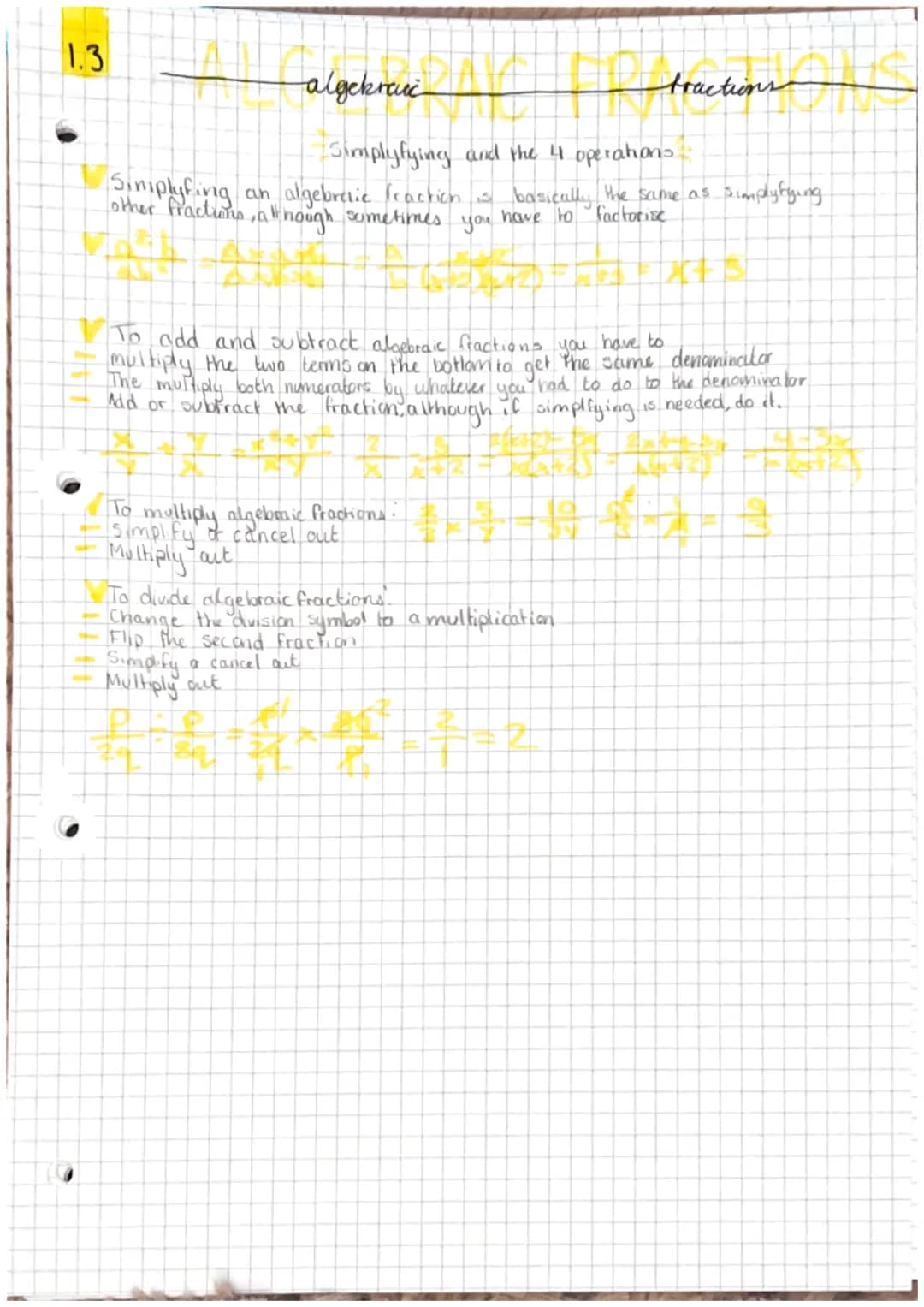 Ssundes
Surds are irrational roots. This means that the root of the number will
come out to be a decimal. E.g.
Not a surd 7:2.65... ✓A surd
