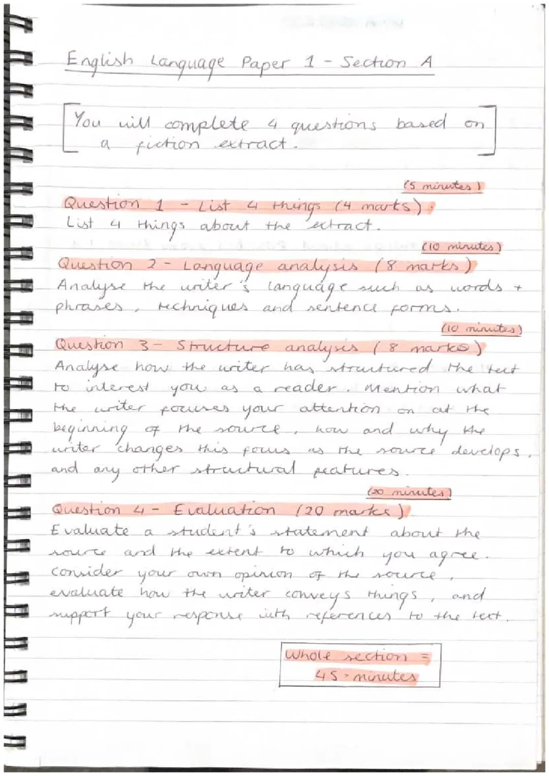 AQA English Language Paper 1: Past Papers, Model Answers, and Mark Schemes