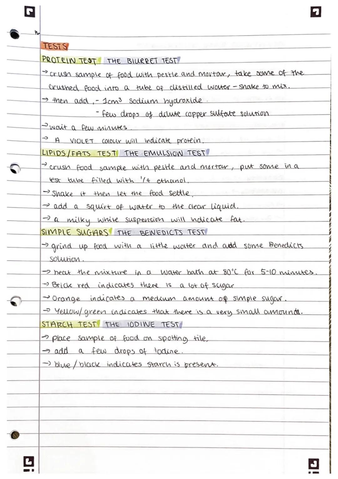 Food - biology topic