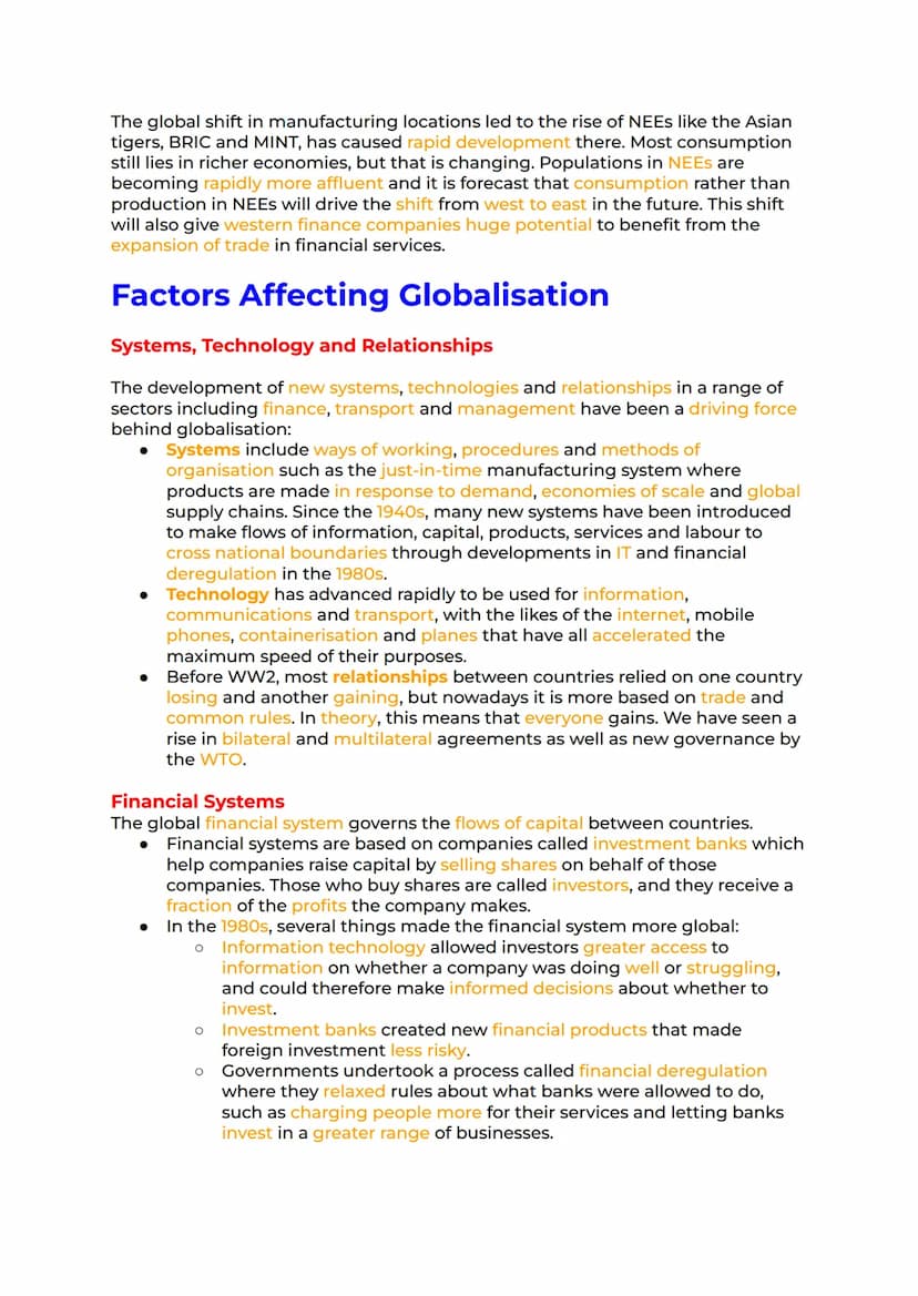 Global Systems and Global
Governance Revision
Globalisation Factors Affecting Globalisation Global Systems.
International Trade Global Coffe
