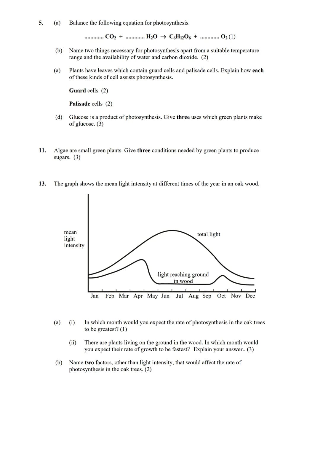 revise
with
harry
GCSE AQA
Biology Paper 1 & Paper 2
Year 11 revision: When looking at the following questions tick answer you are 100%
sure