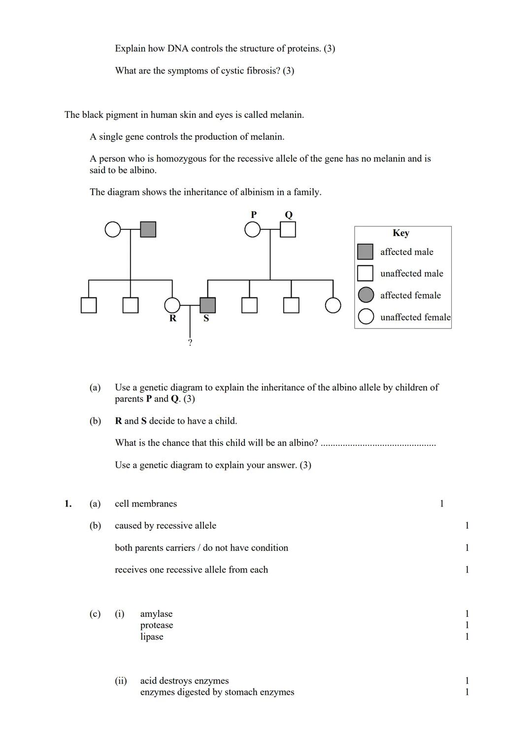 revise
with
harry
GCSE AQA
Biology Paper 1 & Paper 2
Year 11 revision: When looking at the following questions tick answer you are 100%
sure