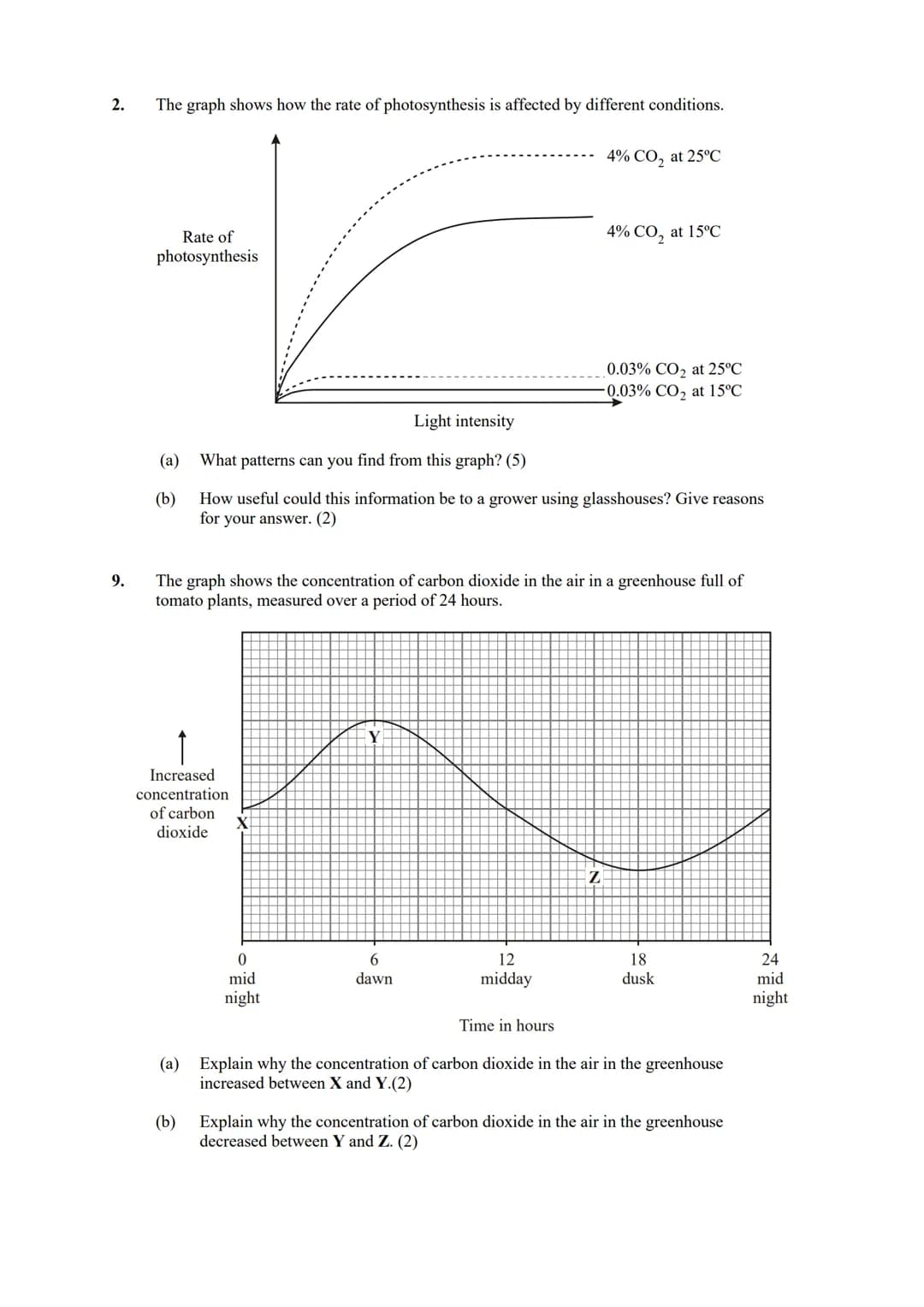 revise
with
harry
GCSE AQA
Biology Paper 1 & Paper 2
Year 11 revision: When looking at the following questions tick answer you are 100%
sure