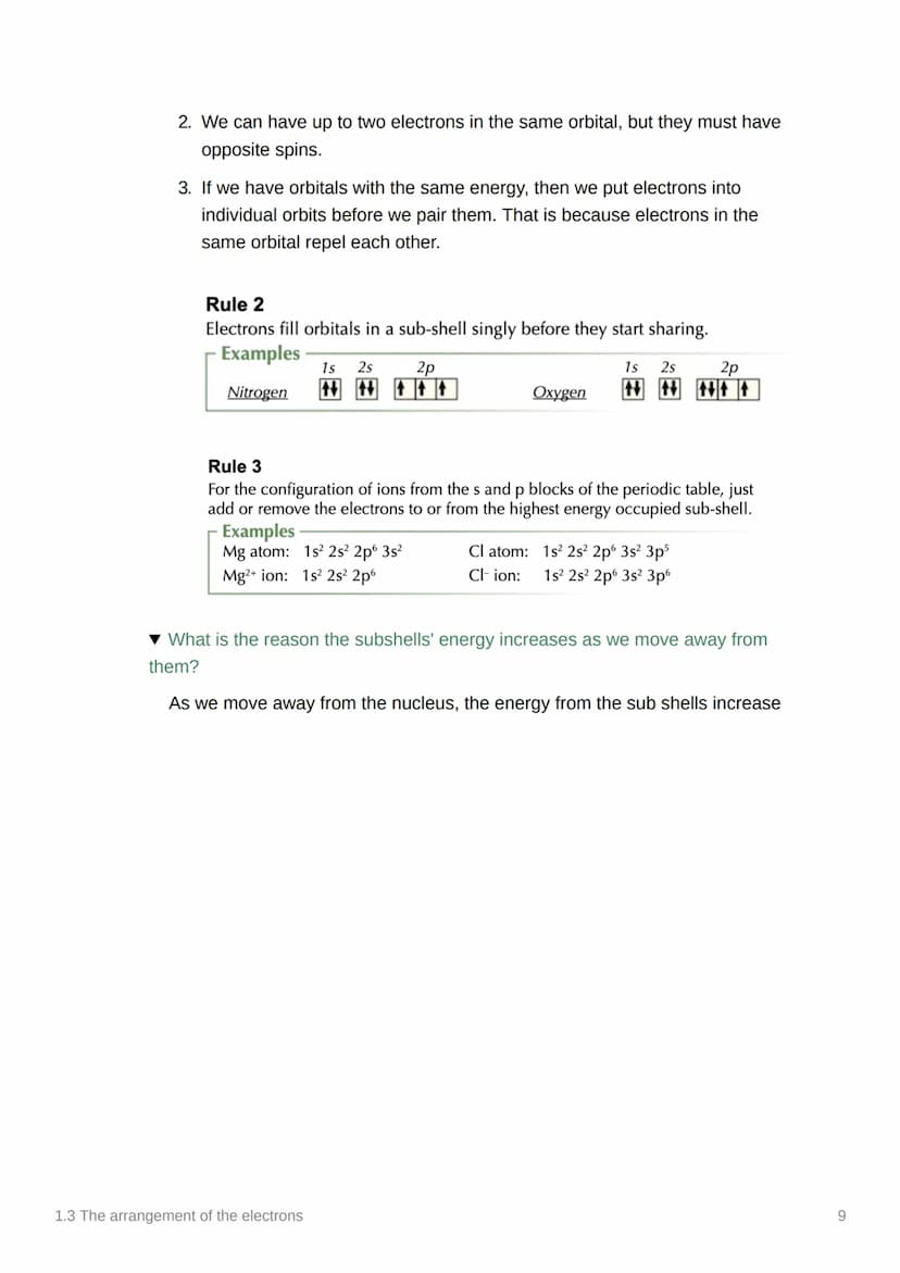 1.3 The arrangement of the
electrons
Covered In class? Done
> > > >
Anki
Notes
To Do List:
✔ Add and Use Specification Reference
✔ Add class