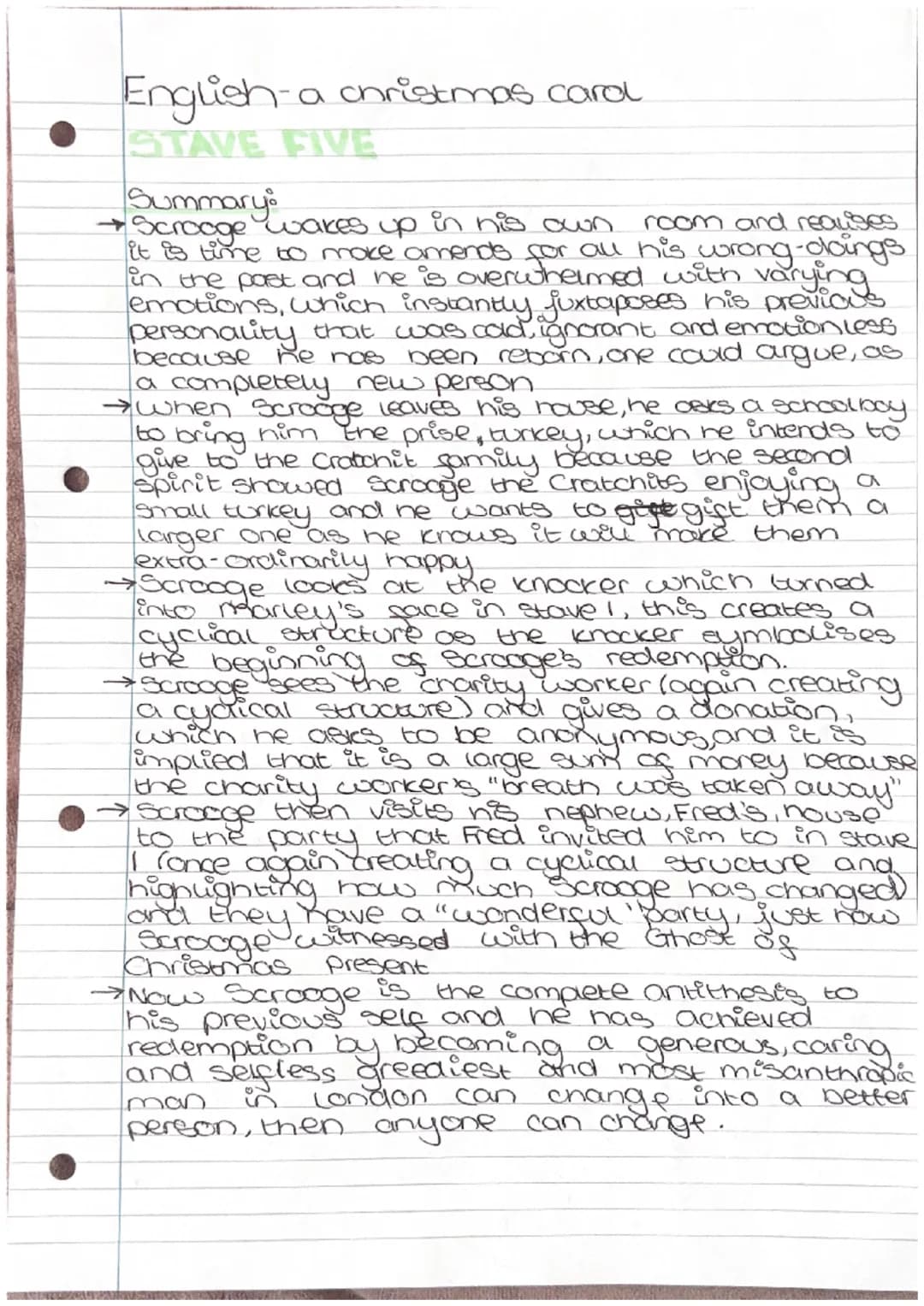English-a christmas carol
STAVE ONE
Summary:
Introduction. of Scrooge's ex-partner, Jacob marley,
who died several years ago
*Introduction t