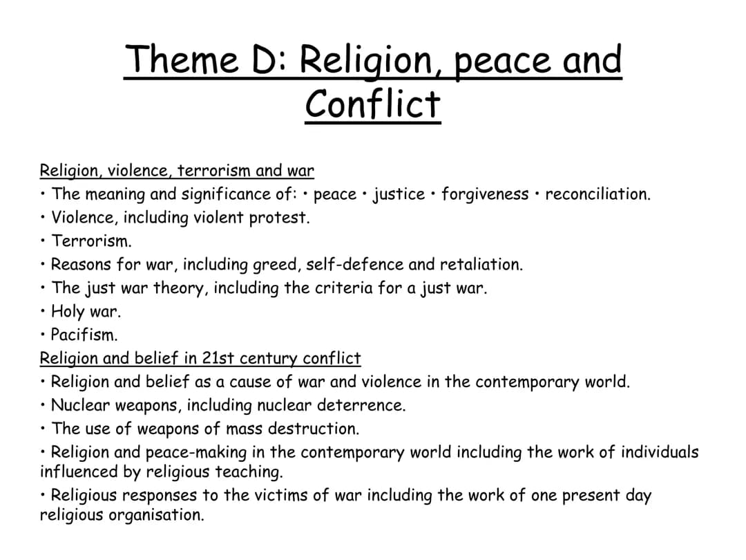 AQA GCSE Religious Studies: Revision for Religion, Peace and Conflict Past Papers