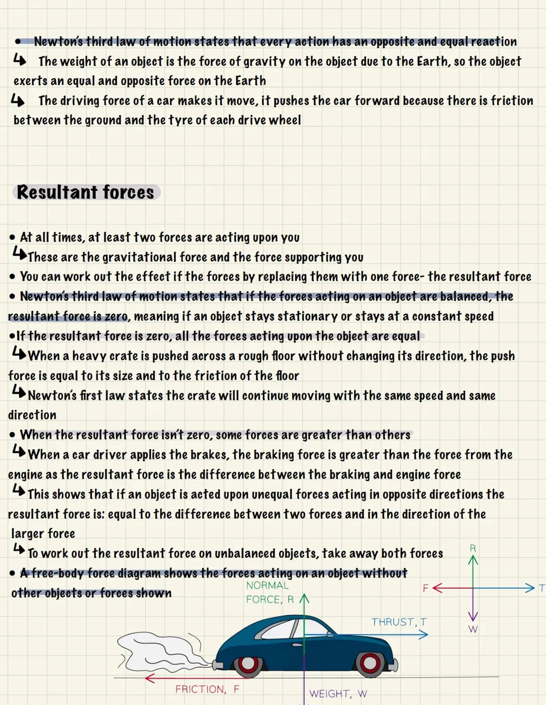 Forces in balance (P8):
Vectors & scalar
• When you travel to school, the distance may be much greater than the direct distance from
your ho