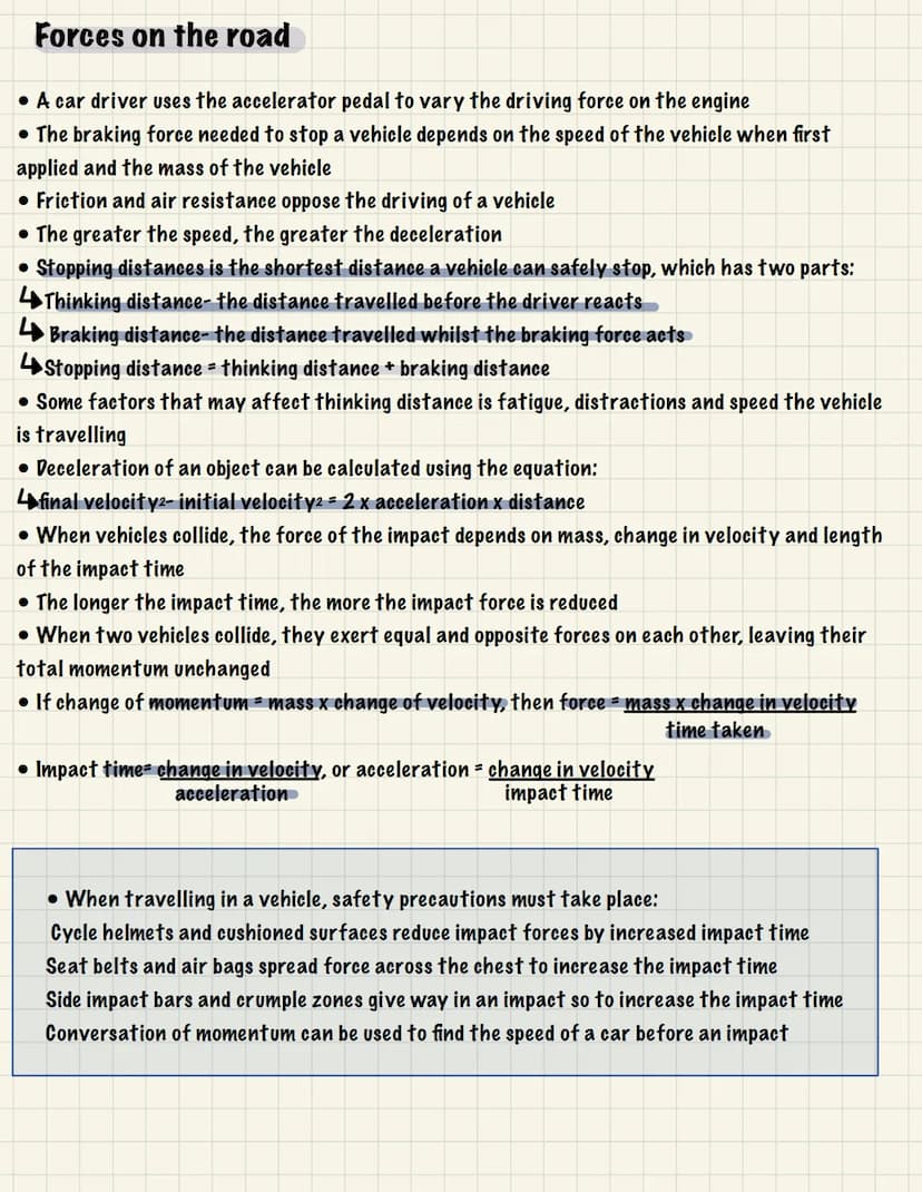 Forces in balance (P8):
Vectors & scalar
• When you travel to school, the distance may be much greater than the direct distance from
your ho