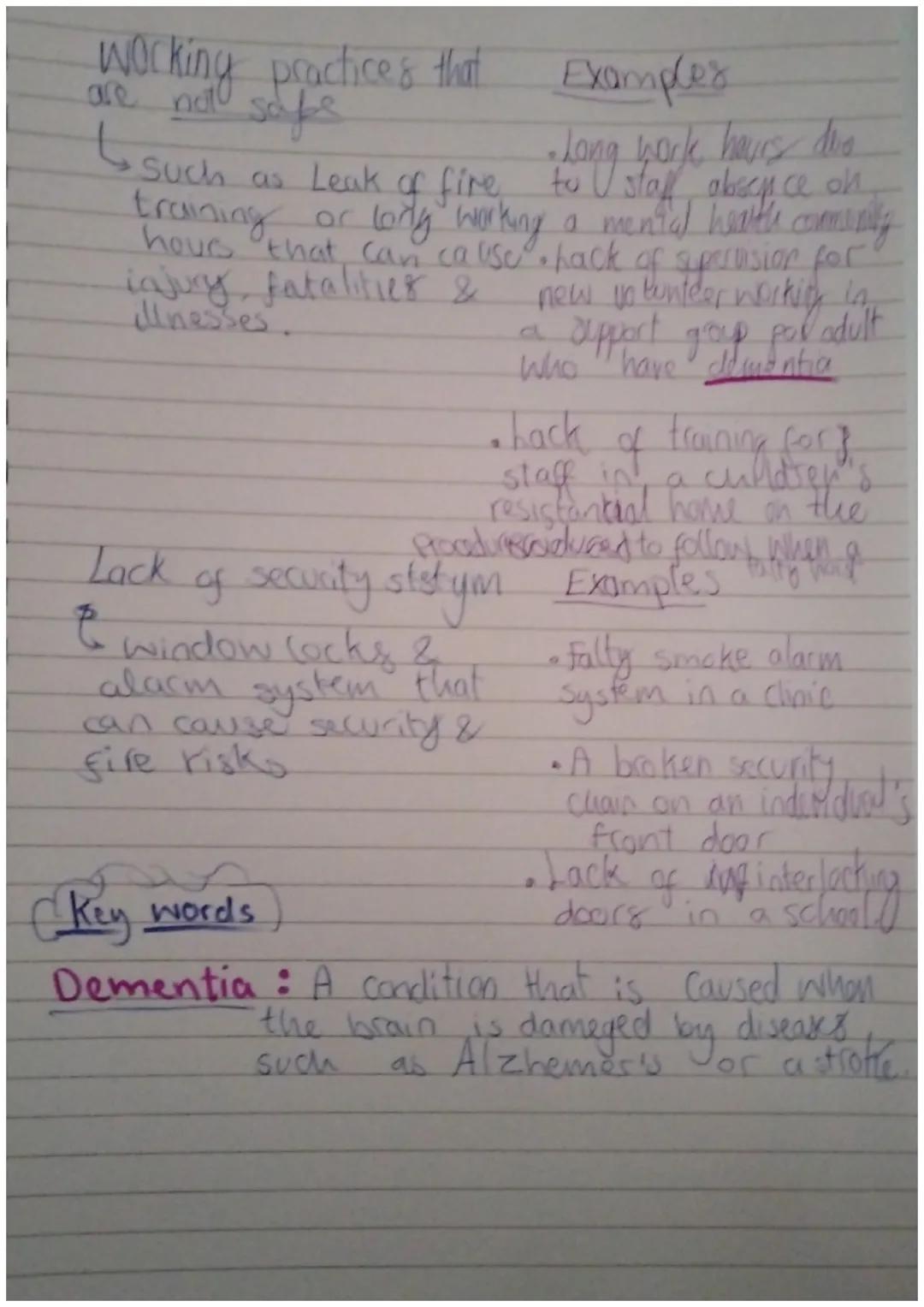 # Types of hazard

↳ Type of hazard in Health & Social, & child care
+ Examples !!

- Environmant Hazard
 such as Crowded areas.
& wet floor