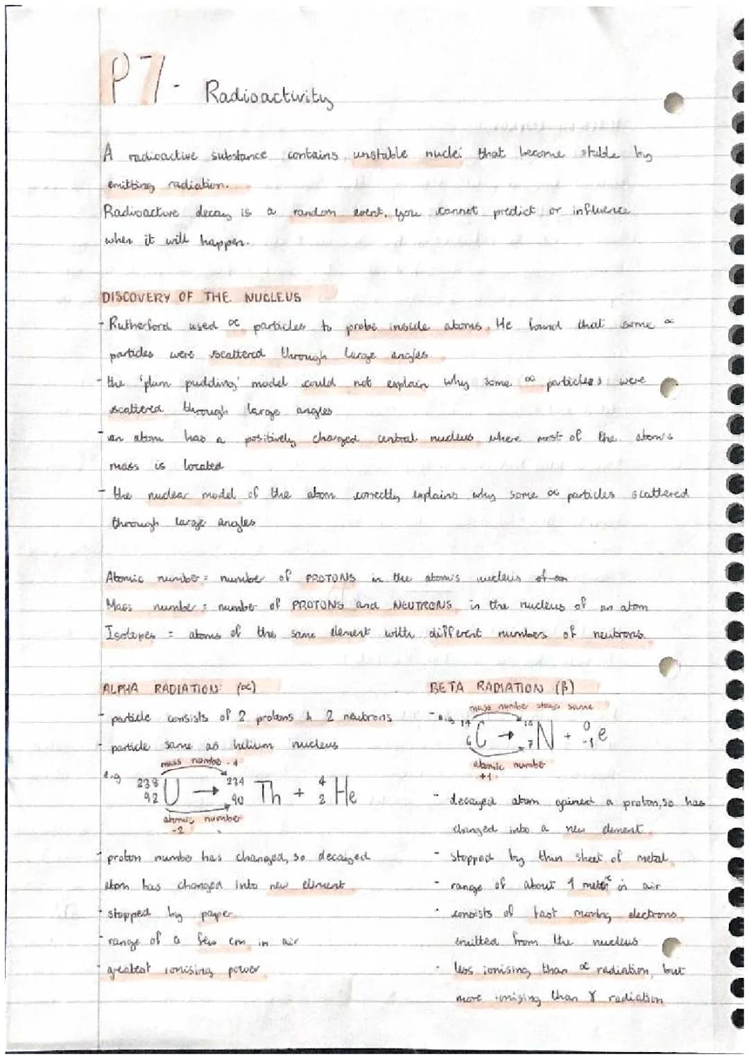 AQA GCSE Triple Higher P7 Physics Condensed Notes and Past Papers