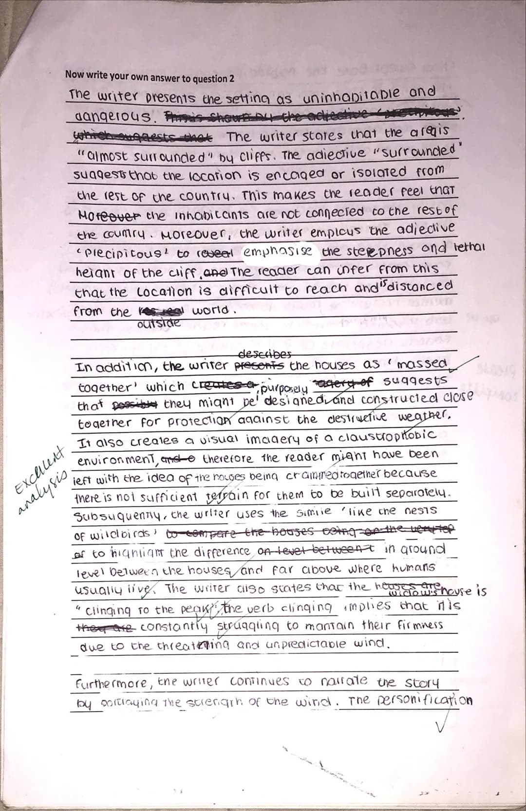 Name: Lucia
Paper 1 Practice : A VENDETTA
Source A: The opening of a short story called 'A Vendetta' by Guy de
Maupassant.
The widow of Paol
