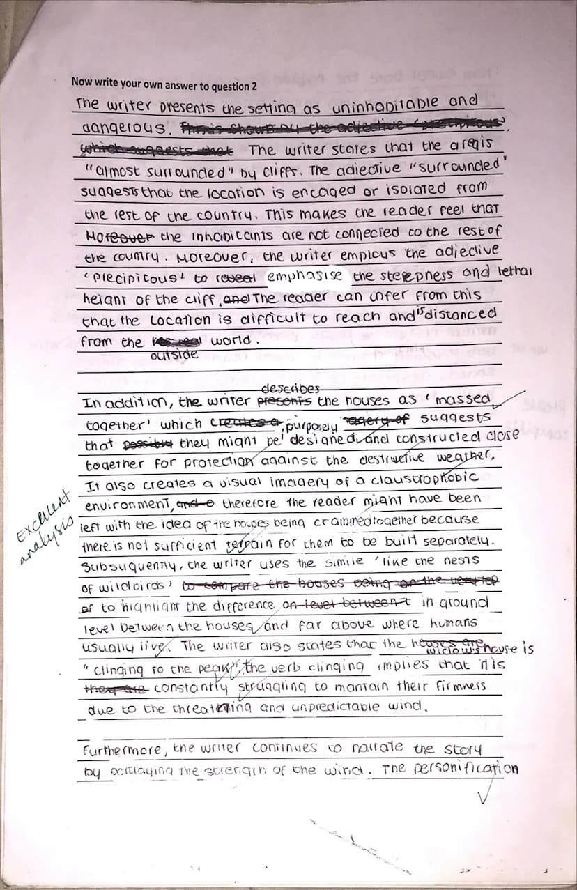 Name: Lucia
Paper 1 Practice : A VENDETTA
Source A: The opening of a short story called 'A Vendetta' by Guy de
Maupassant.
The widow of Paol