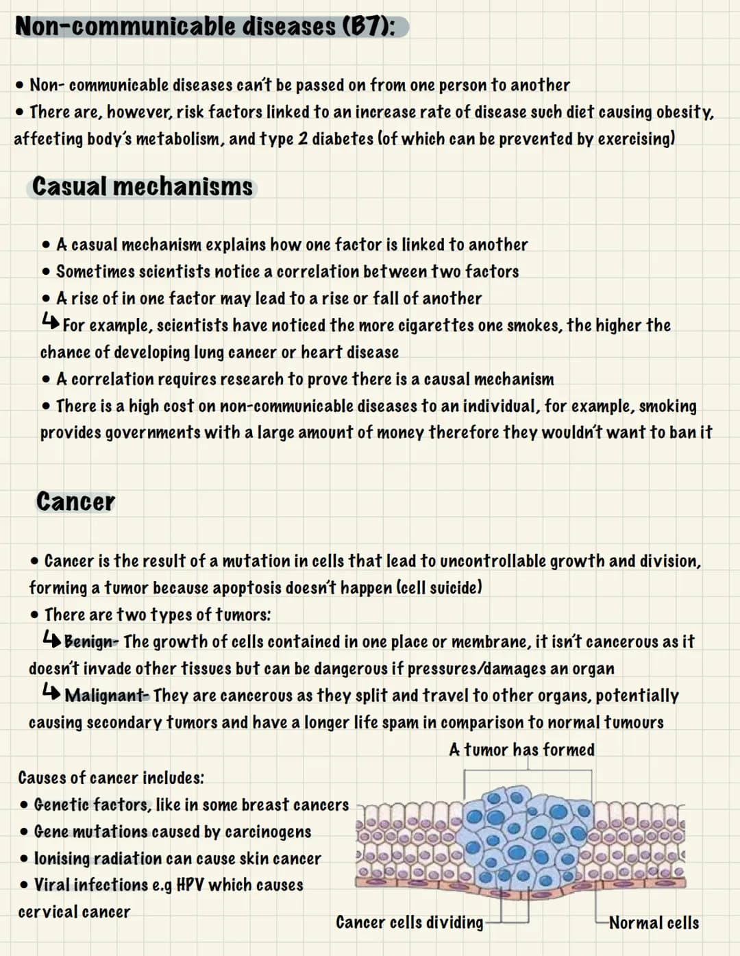 Communicable diseases (B5):
Health & disease
• Health-state of physical and mental well-being
• Non-communicable diseases- can't be transmit