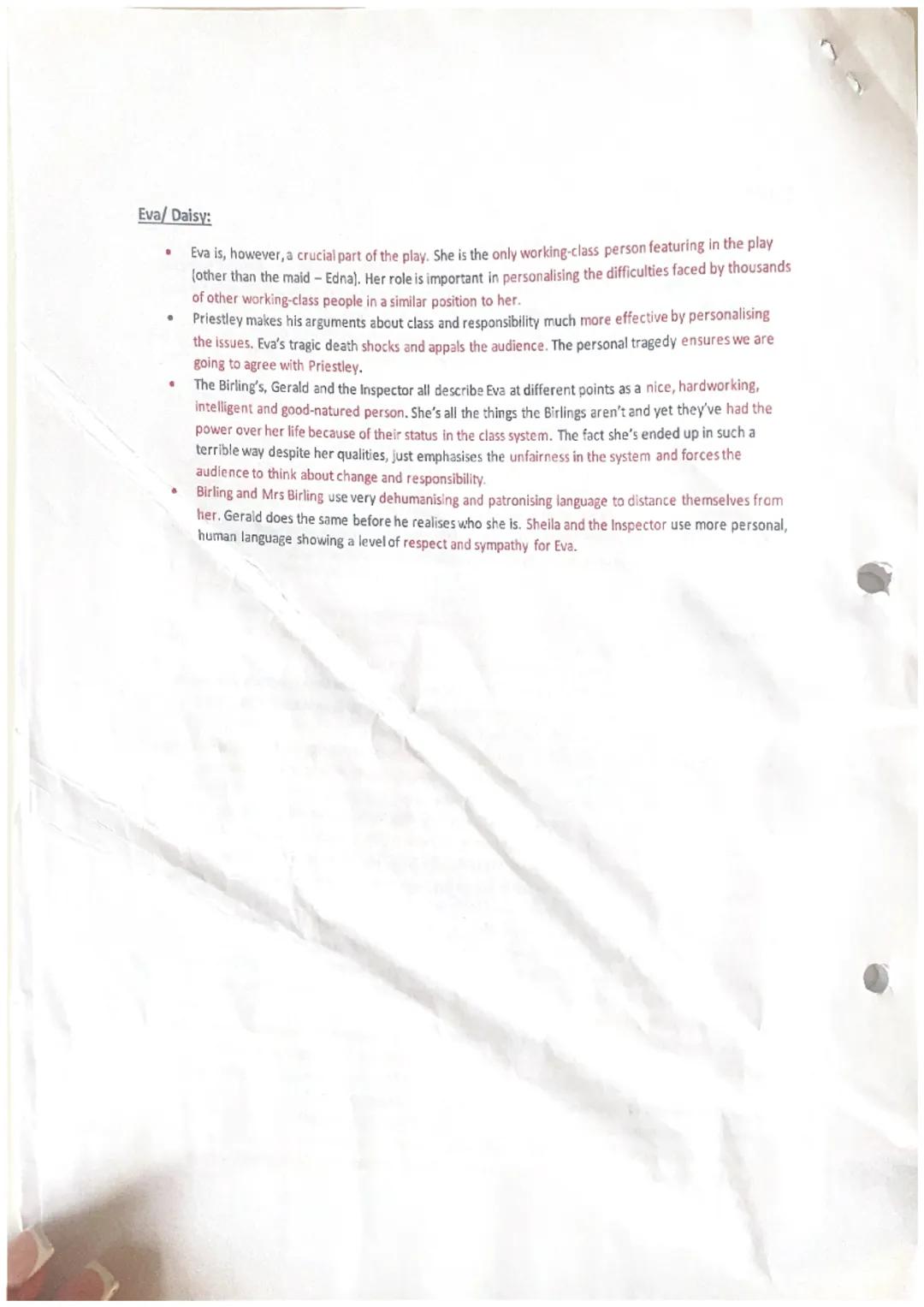 Simply explained: Inspector Calls Character Analysis: Mr Birling, Mrs