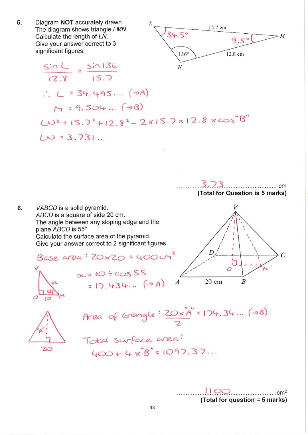 GCSE MATHEMATICS
Aiming for Grade 9
REVISION BOOKLET
Exam Dates:
Pizzi
ΜΑΤΗ S
Name:
Worked solutions
1 Contents
Number:
Surds
Algebraic proo